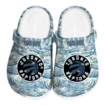 customized toronto raptors sea swirls clogs best selling