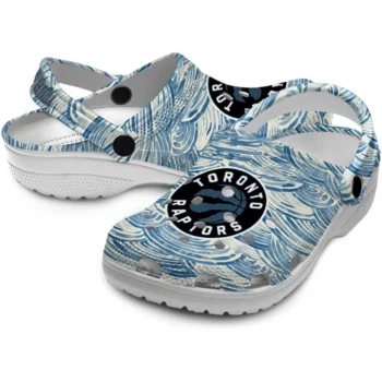 customized toronto raptors sea swirls clogs high quality