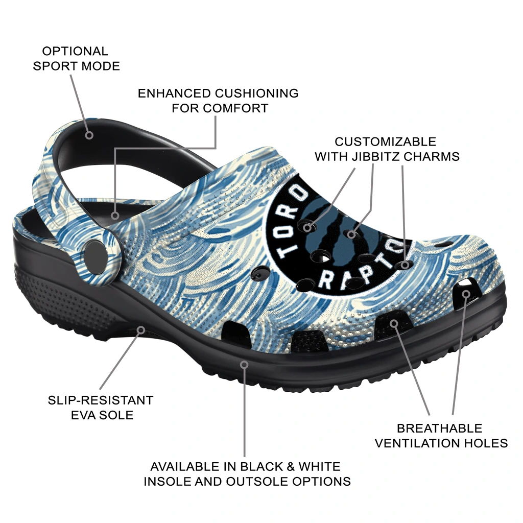 customized toronto raptors sea swirls clogs new arrival customized toronto raptors sea swirls clogs new arrival