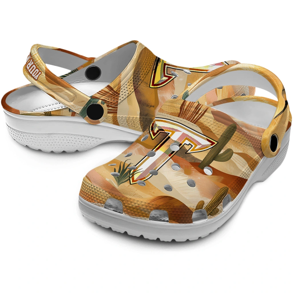 customized troy trojans desert layers clogs high quality customized troy trojans desert layers clogs high quality