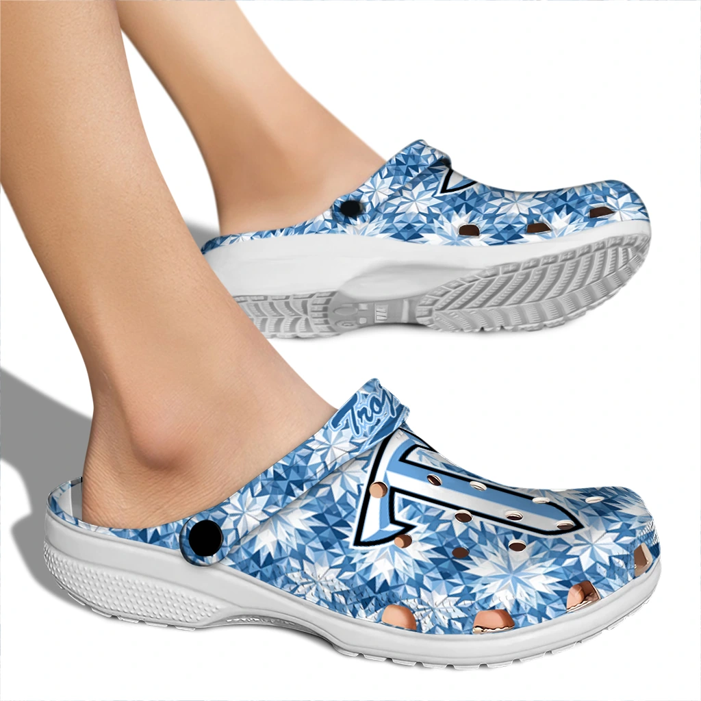 customized troy trojans snowflake mosaic clogs fashion forward customized troy trojans snowflake mosaic clogs fashion forward