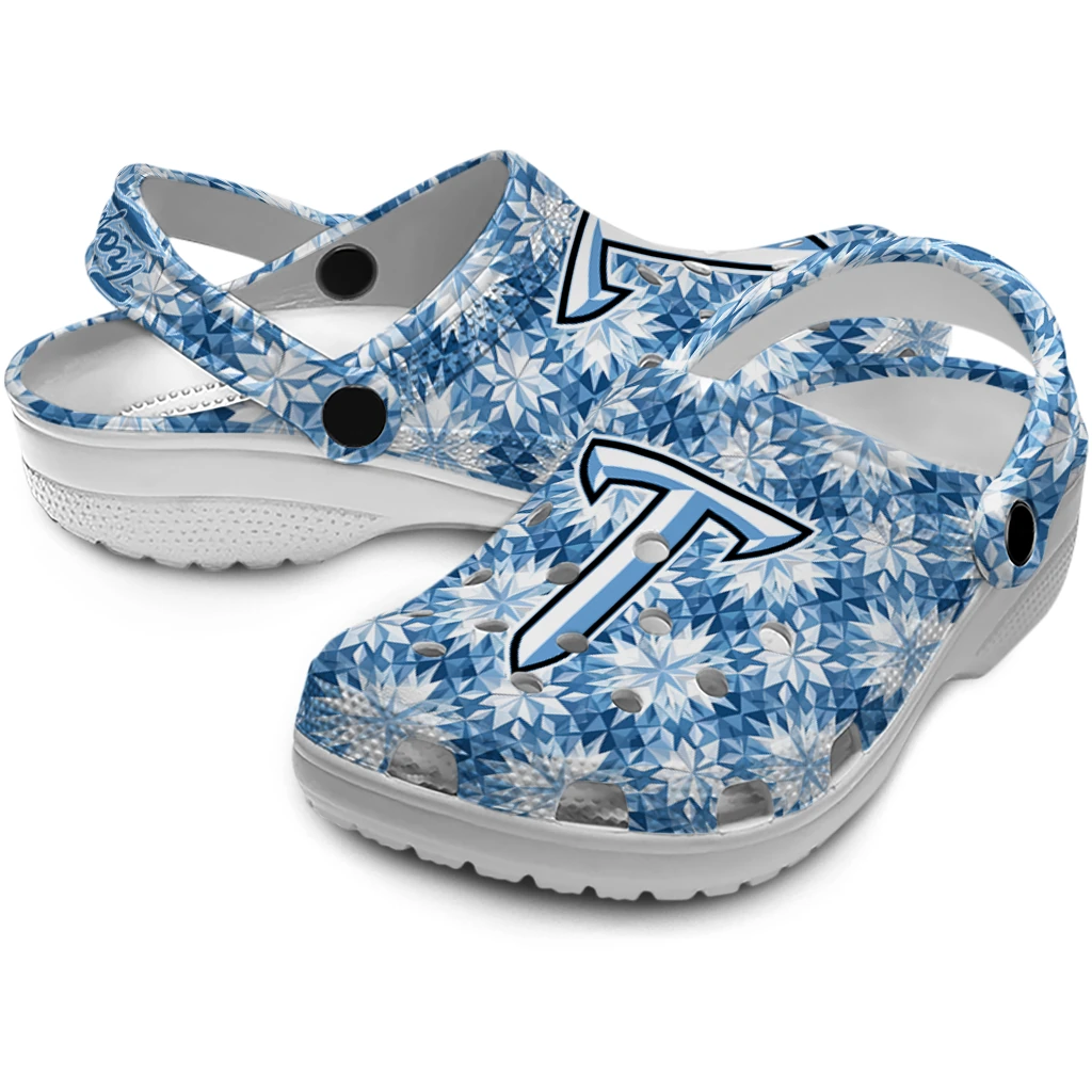 customized troy trojans snowflake mosaic clogs high quality customized troy trojans snowflake mosaic clogs high quality