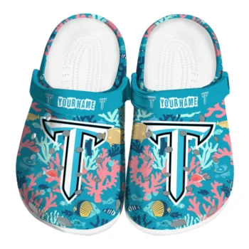 customized troy trojans tropical fish ocean clogs best selling