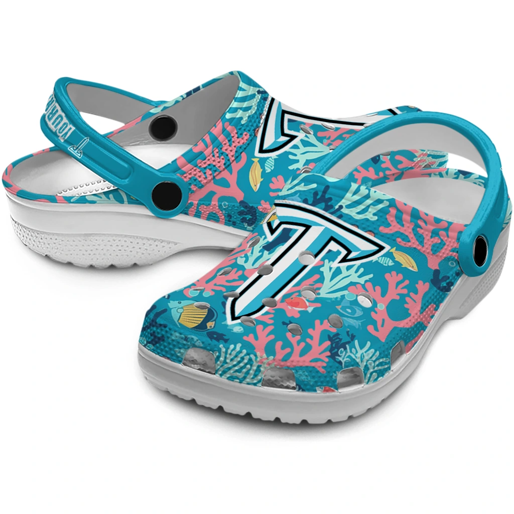 customized troy trojans tropical fish ocean clogs high quality customized troy trojans tropical fish ocean clogs high quality