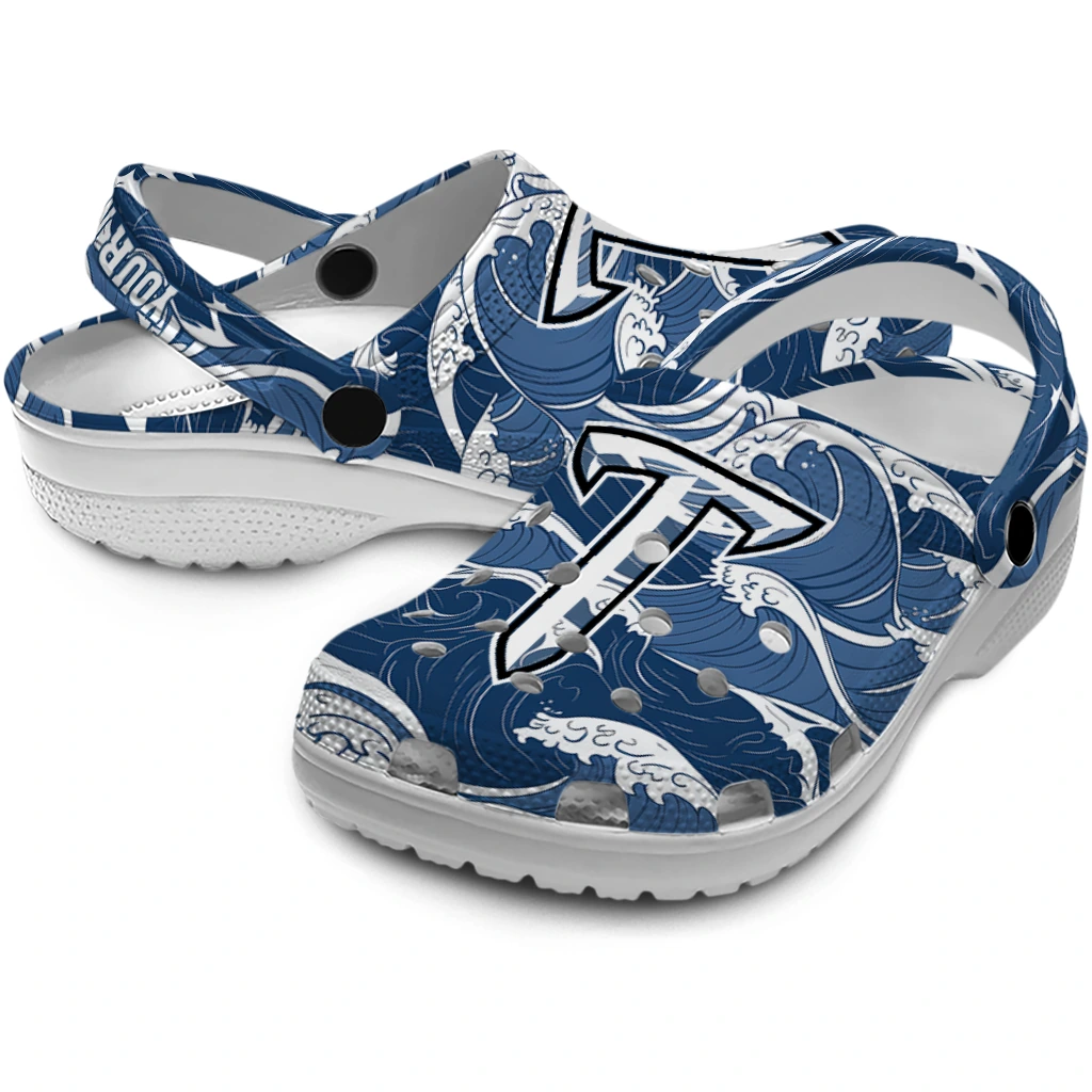 customized troy trojans wave flow clogs high quality customized troy trojans wave flow clogs high quality