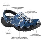 customized troy trojans wave flow clogs best selling