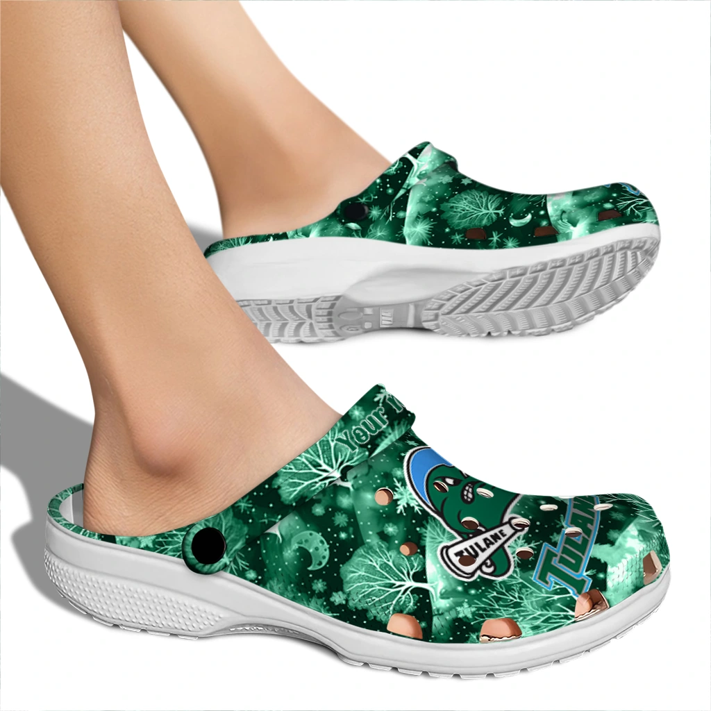 customized tulane green wave snowy hills clogs fashion forward customized tulane green wave snowy hills clogs fashion forward