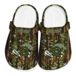 customized tulane green wave woods forest designs clogs best selling