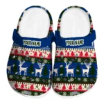 customized tulsa golden hurricane christmas motif clogs best selling
