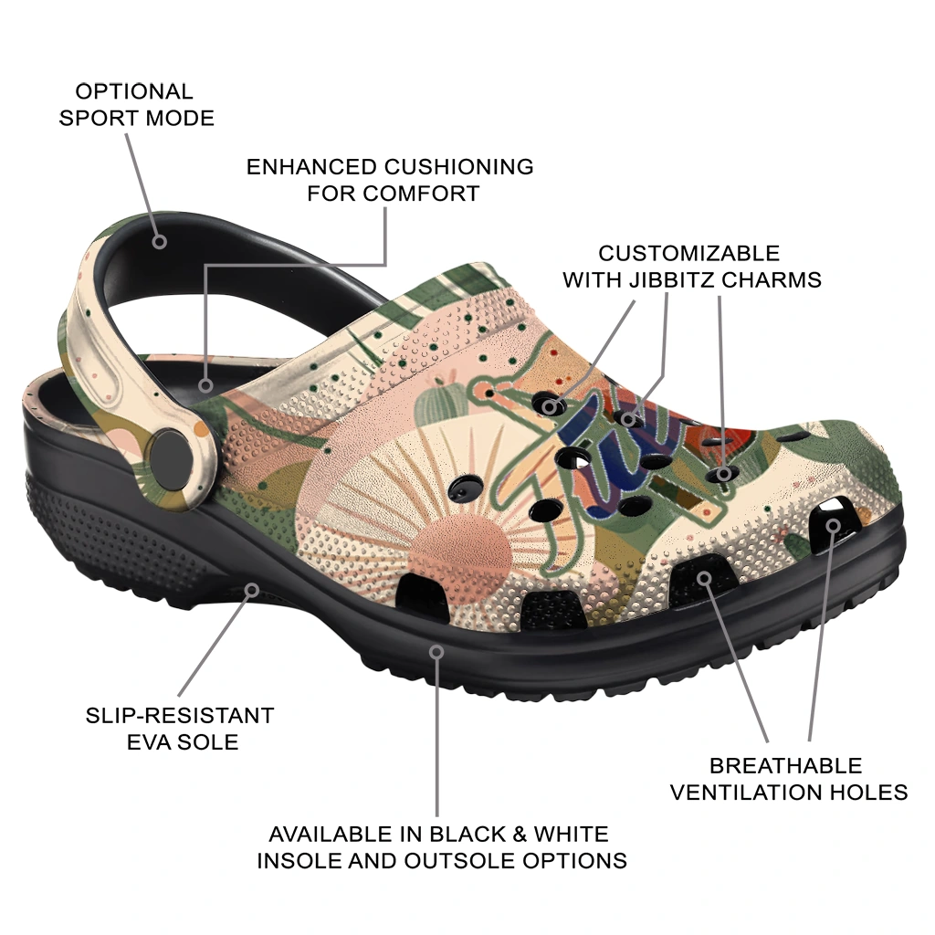 customized tulsa golden hurricane desert cactus pattern clogs new arrival customized tulsa golden hurricane desert cactus pattern clogs new arrival