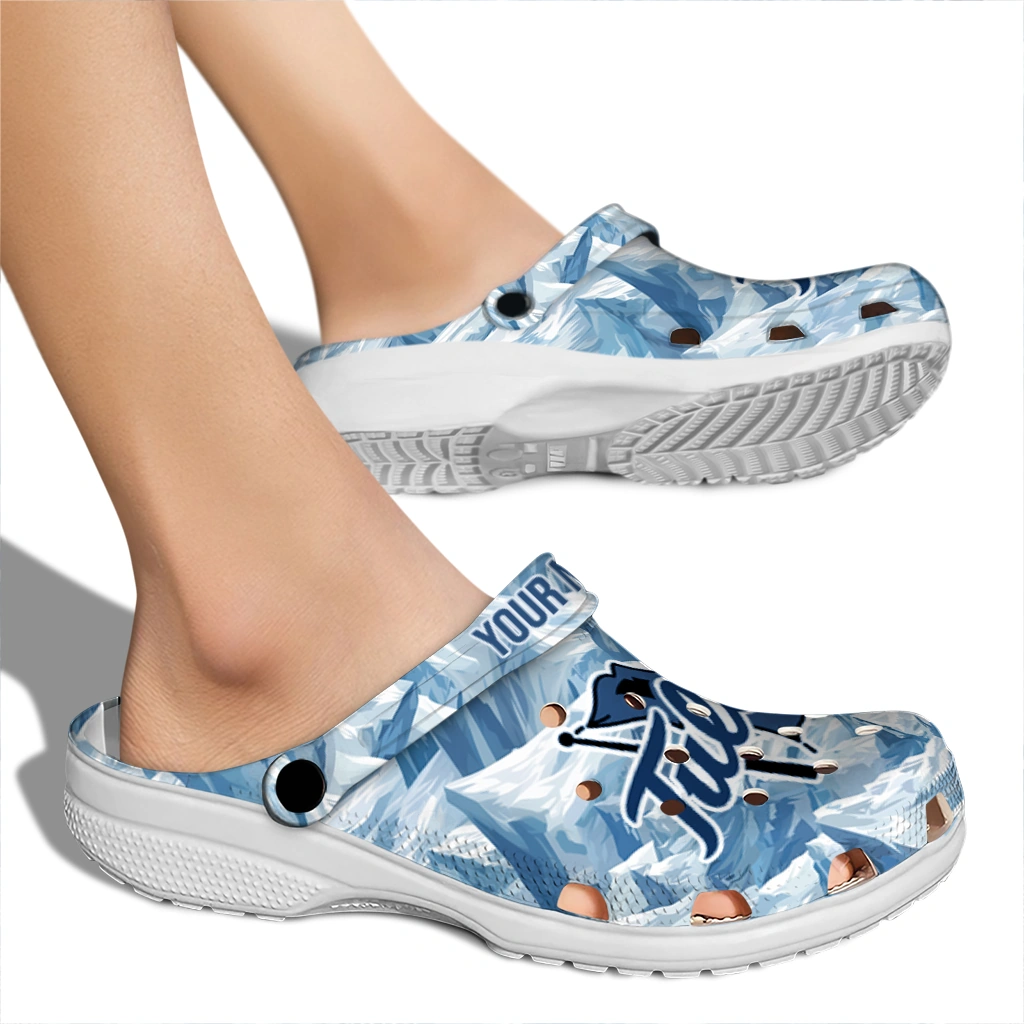 customized tulsa golden hurricane mountain artwork clogs fashion forward customized tulsa golden hurricane mountain artwork clogs fashion forward