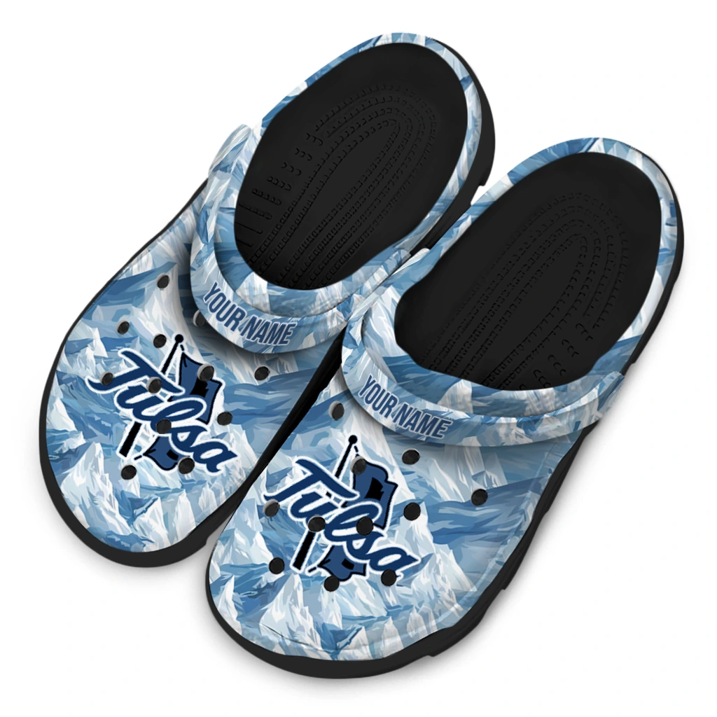 customized tulsa golden hurricane mountain artwork clogs latest model customized tulsa golden hurricane mountain artwork clogs latest model