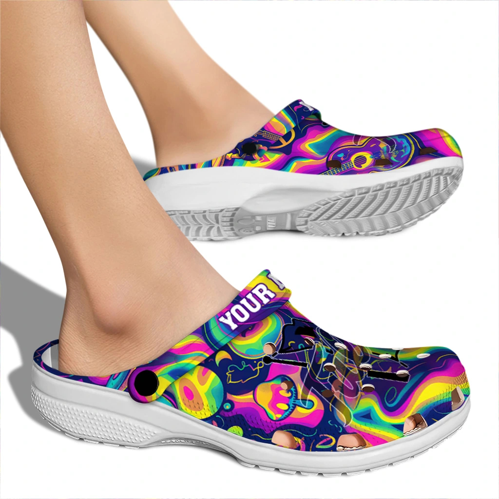 customized tulsa golden hurricane swirling mushrooms clogs fashion forward customized tulsa golden hurricane swirling mushrooms clogs fashion forward