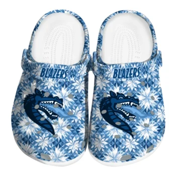 customized uab blazers snowflake mosaic clogs best selling