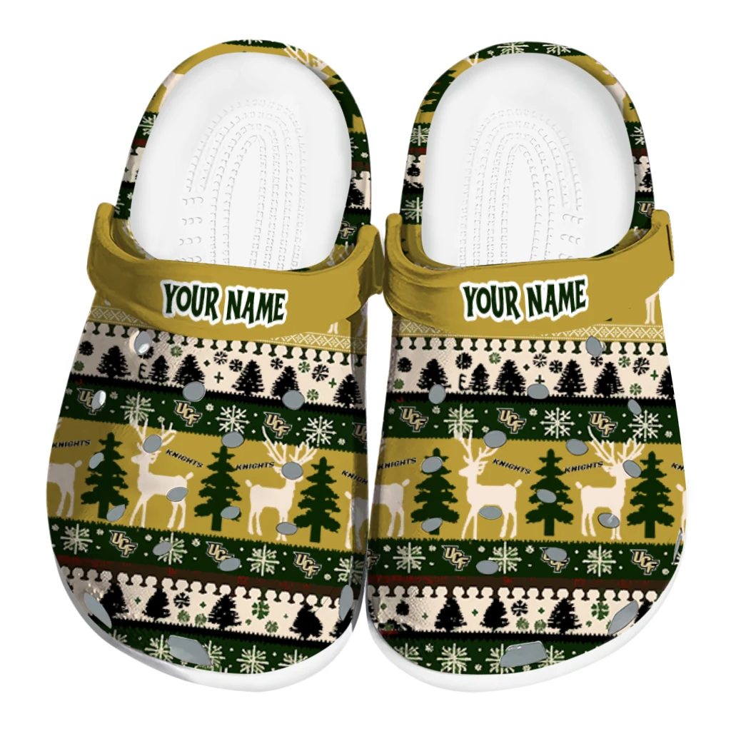 customized ucf knights christmas motif clogs best selling customized ucf knights christmas motif clogs best selling