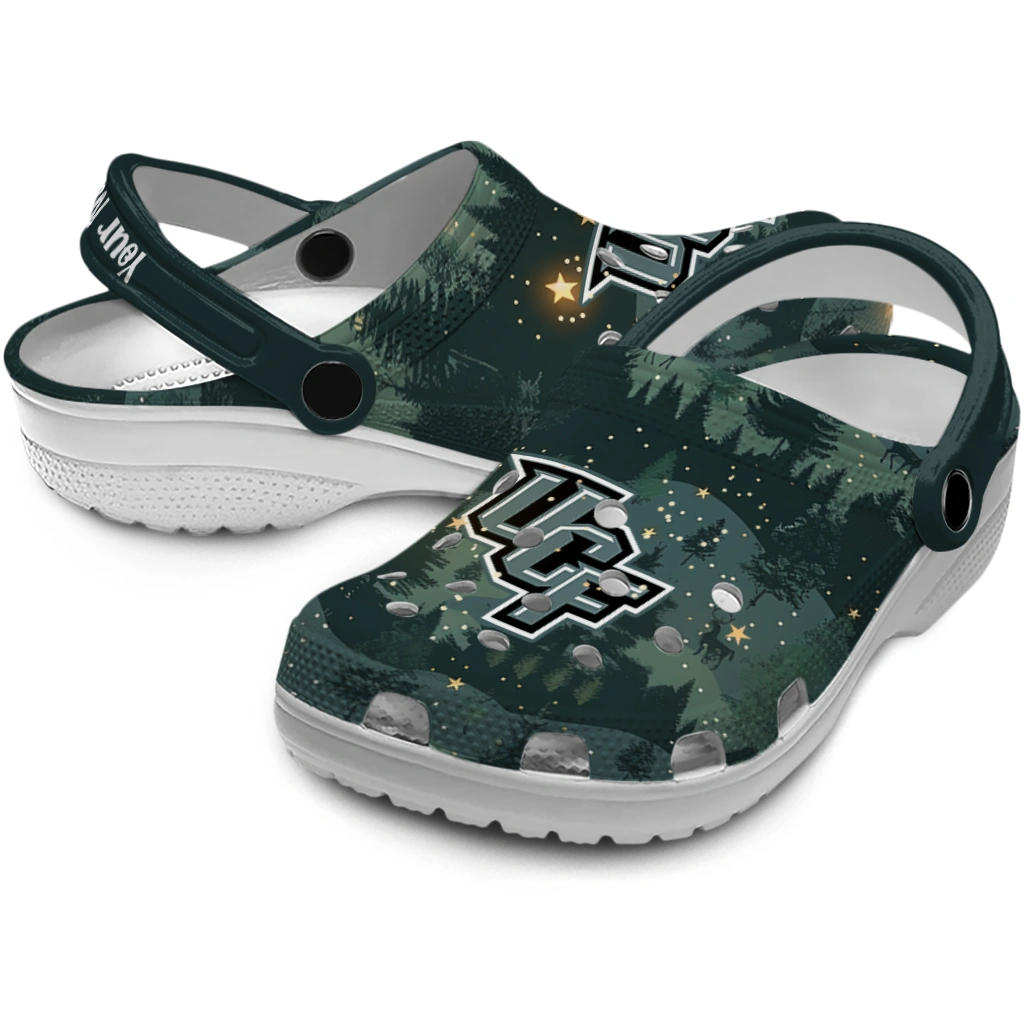 customized ucf knights deer nightscape clogs high quality customized ucf knights deer nightscape clogs high quality