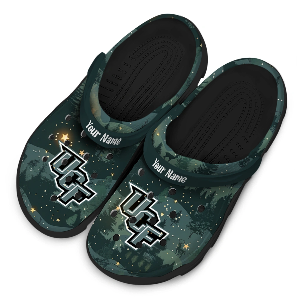 customized ucf knights deer nightscape clogs latest model customized ucf knights deer nightscape clogs latest model