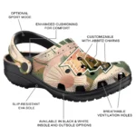 customized ucf knights desert cactus pattern clogs best selling