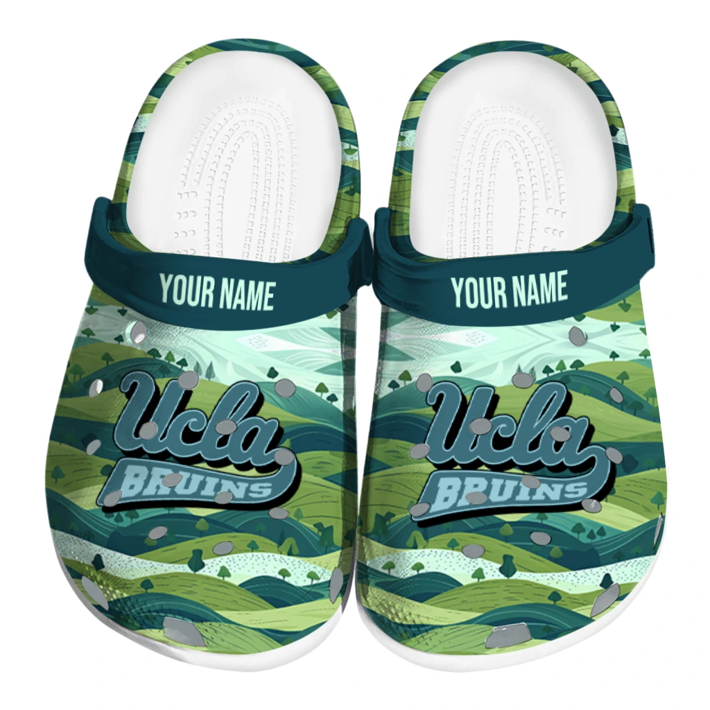 customized ucla bruins hills illustration clogs best selling customized ucla bruins hills illustration clogs best selling