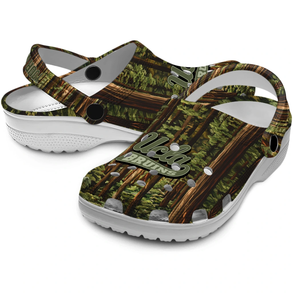 customized ucla bruins woods forest designs clogs high quality customized ucla bruins woods forest designs clogs high quality
