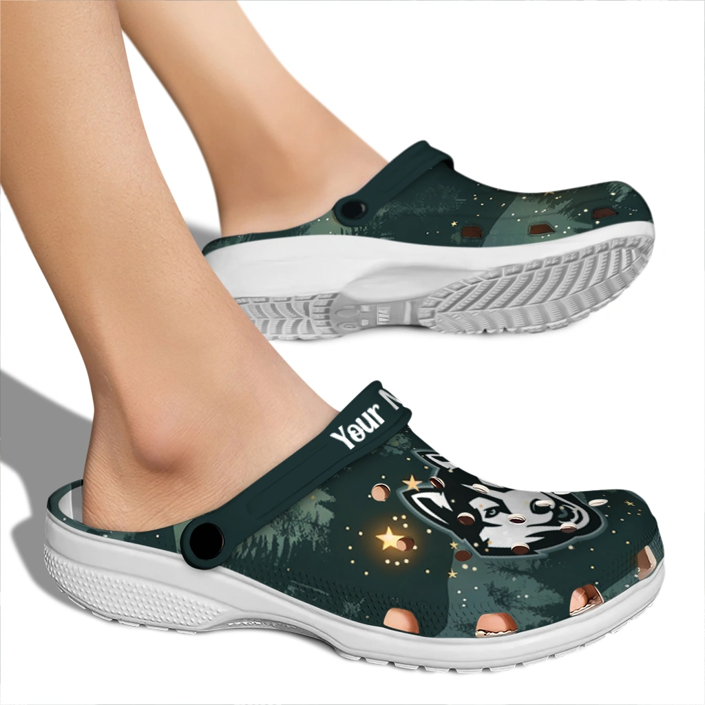 customized uconn huskies deer nightscape clogs fashion forward customized uconn huskies deer nightscape clogs fashion forward
