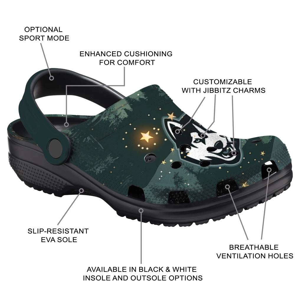 customized uconn huskies deer nightscape clogs new arrival customized uconn huskies deer nightscape clogs new arrival