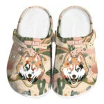 customized uconn huskies desert cactus pattern clogs best selling