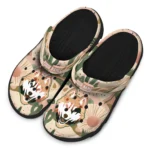customized uconn huskies desert cactus pattern clogs best selling