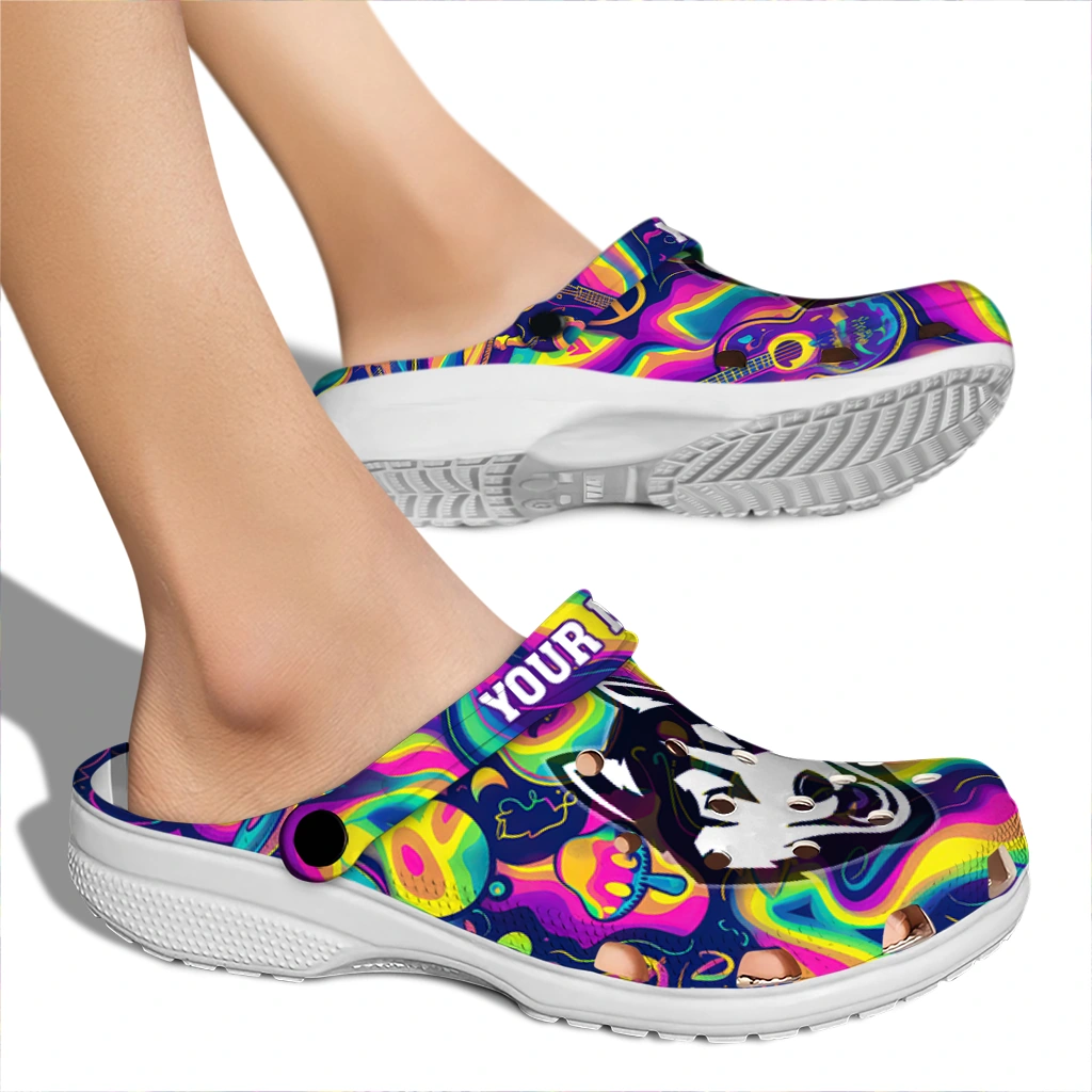 customized uconn huskies swirling mushrooms clogs fashion forward customized uconn huskies swirling mushrooms clogs fashion forward