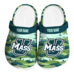 customized umass minutemen hills illustration clogs best selling