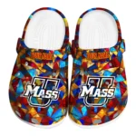 customized umass minutemen prism pieces clogs best selling