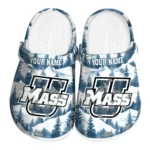 customized umass minutemen snowy mountains clogs best selling