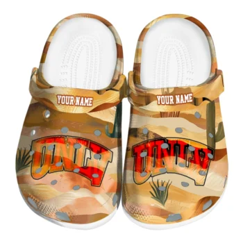customized unlv rebels desert layers clogs best selling