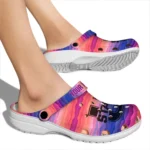 customized utah state aggies wavy stripes clogs best selling