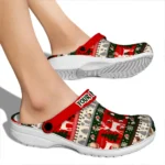customized utah utes christmas motif clogs best selling