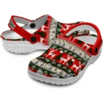 customized utah utes christmas motif clogs best selling