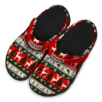 customized utah utes christmas motif clogs best selling
