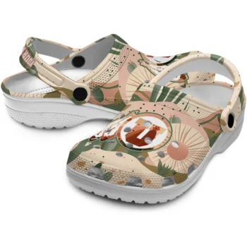 customized utah utes desert cactus pattern clogs high quality