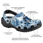 customized utah utes mountain artwork clogs best selling