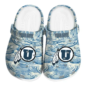 customized utah utes sea swirls clogs best selling