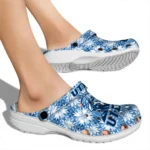 customized utep miners snowflake mosaic clogs best selling