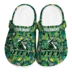 customized utep miners tropical leaves clogs best selling