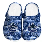 customized vancouver canucks snowy hills clogs best selling