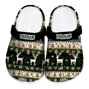 customized vanderbilt commodores christmas motif clogs best selling