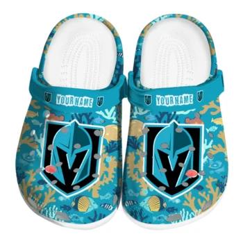 customized vegas golden knights tropical fish ocean clogs best selling