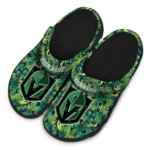 customized vegas golden knights tropical leaves clogs best selling