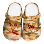 customized virginia cavaliers desert layers clogs best selling
