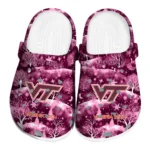 customized virginia tech hokies snowy hills clogs best selling