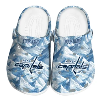 customized washington capitals mountain artwork clogs best selling
