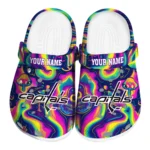 customized washington capitals swirling mushrooms clogs best selling